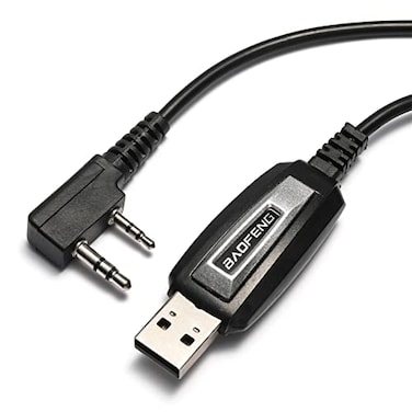 BAOFENG USB Programming Cable TwoWay Portablefor UV5R 5RPlus BF888S BF888S EX 5RX3 3RPlus H777 BFF8HP 5RA 5RE with CDROM and Operating Instructions