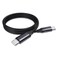 BoxWave Cable Compatible with Backbone One Android DirectSync PD Cable 3ft USBC to USBC 100W Type C Braided Charge and Fast Sync Jet Black