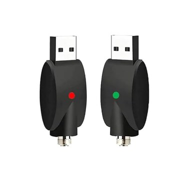 Yacusum USB Thread CableUSB Smart Charger Cable Overcharge Protection Adapter with LED Indicator Adapter for Wireless Soldering Iron 2Pieces