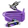 LISEN 240W Chubby USB C to USB C 4 in 1 Charging Cable 66FT with Light USB AC to CL Multi Charging Cable for iPhone 16 15 14 Pro MaxMacBookiPad ProSamSungS24Purple