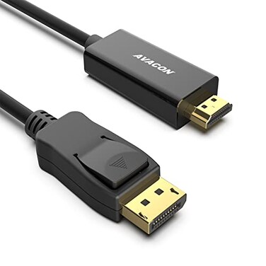 AVACON 4K DisplayPort to HDMI 6 Feet Cable UniDirectional DP 12 Computer to HDMI 14 Screen Gold Plated Cord for Lenovo HP ASUS Dell and Other Brands