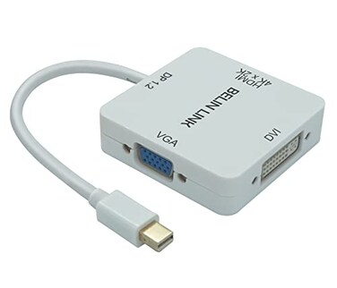PAKLIMCN Mini DP to HDMI VGA DVI AdapterMini DisplayPort to VGA Adaptor for Surface Pro 6 5 4 3 Video Display Thunderbolt to DVI Converter for MacMacBook ProAirHDMI Surface Book to TVProjectorMonitor
