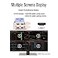 SRhonyra GT 730 2GB DDR3 Graphics Card for Desktop PC 4 Monitors HDMI Video Card 64 Bits Support U3D Quad Setup Multiple Screens Display GPU PCIe Bus Powered