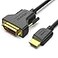 BENFEI HDMI to DVI Bi Directional DVID 241 Male to HDMI Male High Speed Adapter Cable Support 1080P Full HD Compatible for Raspberry Pi Roku Xbox One PS4 PS3 Graphics Card