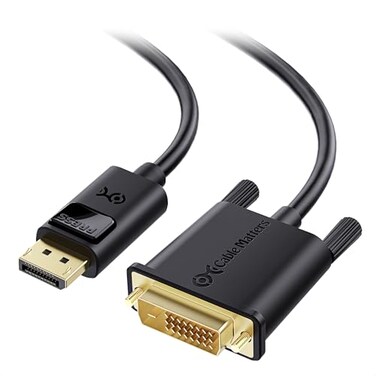 Cable Matters DisplayPort to DVI Cable DP to DVI Cable 6 Feet