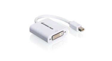 IOGEAR Mini DisplayPort M to DVI F Adapter Full HD 1080p Thunderbolt Compatible DVI 10 up to 165Gbps MacBook AirPro Microsoft Surface ProDock Monitor Projector More GMDPDVIW6