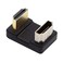 NFHK Standard HDMI 14 Male TypeA to HDMI Female Port Savers 360 Degree Up Opposite U Shape Back Angled Extension Adapter Converter