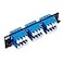 Cable Matters 24 Fibers LC to LC OS2 Single Mode Fiber Patch Panel with 6 x LCLC UPC Quad Fiber Optic Adapters LGX Compatible