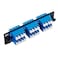 Cable Matters 24 Fibers LC to LC OS2 Single Mode Fiber Patch Panel with 6 x LCLC UPC Quad Fiber Optic Adapters LGX Compatible