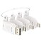 POCKET PANDA Universal HDMI Adapter Ring Kit with Security Loop4K for USB C Displayport Mini DP Mini HDMI to Monitor HDMI Office Video Converter 4 Adapters with Key Security Loop for Office