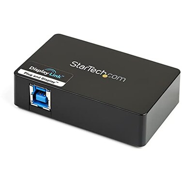 StarTech.com StarTechcom USB 30 to HDMI DVI Adapter 2048x1152 External Video Graphics Card Dual Monitor Display Adapter Cable Supports Mac Windows TAA USB32HDDVII
