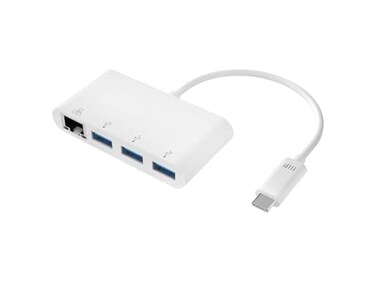 Monoprice USBC 3Port USB 30 Hub and Gigabit Ethernet Adapter