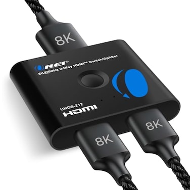 OREI 8K BiDirectional HDMI Switch 2x11x2 8K60Hz 4K60Hz 40Gbps HDCP 23 HDR10 Dolby Vision UHDS212