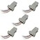 Jienk 5Pcs DB9 Male to RJ45 Modular Adapter DB9 to RJ45 Female Jack Ethernet Adapter