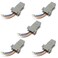 Jienk 5Pcs DB9 Male to RJ45 Modular Adapter DB9 to RJ45 Female Jack Ethernet Adapter