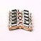 Arnorin DB9 Null Modem Female to Female Slimline Data Transfer Serial Port Adapter 10 Pack