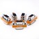 Arnorin DB9 Null Modem Female to Female Slimline Data Transfer Serial Port Adapter 5 Pack