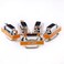 Arnorin DB9 Null Modem Female to Female Slimline Data Transfer Serial Port Adapter 5 Pack