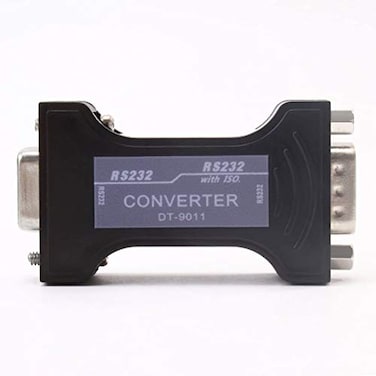 DTECH Port Powered RS232 to RS232 Serial Port Isolator Optic Electric Adapter to Protect You PC and RS232 Device
