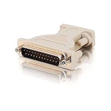 C2G 02446 DB9 Female to DB25 Male Serial RS232 Adapter Beige 15 Inch