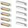 Jienk 10PCS DB25 RS232 DSUB Serial Solder Cup Connectors Gold Plated Joints RS232 Serial Port 25 Pin D Sub Couplers