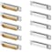 Jienk 10PCS DB25 RS232 DSUB Serial Solder Cup Connectors Gold Plated Joints RS232 Serial Port 25 Pin D Sub Couplers