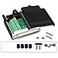ANMBEST Thinner DB37 Solderless RS232 DSUB Serial to 37pin Port Terminal Male Adapter Connector Breakout Board with Case Long Bolts Tail Pipe