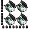 ANMBEST 4PCS DB9 Female Breakout ConnectorDB9 Solderless RS232 DSUB Serial to 9pin Port Terminal Adapter Connector Breakout Board with Case Long Bolts Tail Pipe