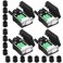 ANMBEST 4PCS DB9 Female Breakout ConnectorDB9 Solderless RS232 DSUB Serial to 9pin Port Terminal Adapter Connector Breakout Board with Case Long Bolts Tail Pipe