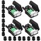ANMBEST 4PCS DB9 Female Breakout ConnectorDB9 Solderless RS232 DSUB Serial to 9pin Port Terminal Adapter Connector Breakout Board with Case Long Bolts Tail Pipe