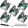 JUXINICE 5Packs DB9 Breakout Female DSUB 9pin RS232 RS485 Serial Adapter to Terminal Connector Signal Module with Bolts Nuts and Screwdriver