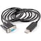 usangreen USB Serial db9 ft232r USB rs232 Null Modem Cable pc Control tv Cable 2RXDYellow 3TXDOrange5GNDGND 7RTSGreen8CTSBrown 1469NC