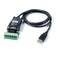 COMMFRONT USB to 4Wire RS422 RS485 Adapter FTDI Chipset Builtin 120Ohm Terminator Supports All Major Windows Mac and Linux