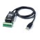 COMMFRONT USB to 4Wire RS422 RS485 Adapter FTDI Chipset Builtin 120Ohm Terminator Supports All Major Windows Mac and Linux