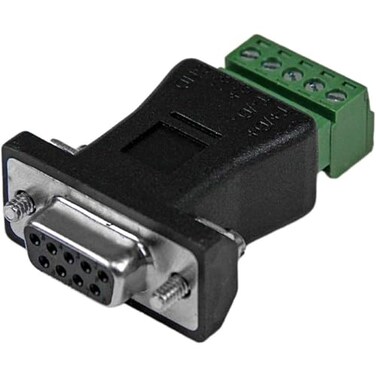 StarTech.com StarTechcom RS422 RS485 Serial DB9 to Terminal Block Adapter Serial adapter 5 pin terminal block to DB9 M black TAA DB92422