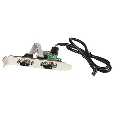StarTech.com StarTechcom Motherboard Serial Port Internal 2 Port Bus Powered FTDI USB to Serial Adapter USB to RS232 Adapter TAA ICUSB232INT2