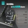 GLOTRENDS M2 NVMe to PCIe 40 X4 Adapter with Heatsink 22x70mm for NVMe SSD