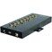 StarTech.com StarTechcom 8 Port Serial Hub USB to RS232RS485RS422 Adapter Industrial USB 20 to DB9 Serial Converter Hub IP30 Rated Din Rail Mountable Metal Serial Hub 15kV ESD Protection TAA