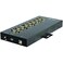 StarTech.com StarTechcom 8 Port Serial Hub USB to RS232RS485RS422 Adapter Industrial USB 20 to DB9 Serial Converter Hub IP30 Rated Din Rail Mountable Metal Serial Hub 15kV ESD Protection TAA
