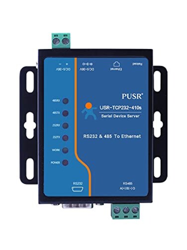 PUSR RS232 RS485 Modbus RTU to Modbus TCP Gateway Serial to Ethernet Converter USRTCP232410s