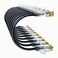10Gsupxsel Cat6a Patch Cables 05ft 10 Pack Slim Cat6 Ethernet Patch Cable Pure Copper Flexible Cat 6 Patch Cable 550MHZ 10G SpaceSaving Cat 6A Network Cables for Patch Panel Black