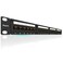 Rapink Patch Panel 24 Port Cat6 10G Support Network Panel UTP 19Inch Wallmount or Rackmount 1U Ethernet Patch Panel Punch Down Block for Cat6 Cat5e Cat5 Cabling