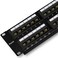 Rapink Patch Panel 48 Port Cat6 10G Support Network Patch Panel UTP 19Inch Wallmount or Rackmount 1U Ethernet Patch Panel Punch Down Block for Cat6 Cat5e Cat5 Cabling