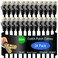 Lysymixs Cat6a Slim Ethernet Patch Cable 1 ft 24 Pack Cat6a Patch Cable for Data Centers Cat 6 Cable 10G Network Patch Cables for Home and Enterprise Network Black