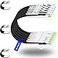 Rapink Patch Cables Cat6 Cat6a 05ft 24 Pack Slim Cat6a Ethernet Patch Cable 10G Support Snagless Cat 6 Patch Cable for Patch Panel to Switch Flexiable Cat6 Ethernet Cable Black