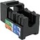 VC VERTICAL CABLE CAT6 RJ45 Keystone Jack VMax Series Black Color 50 pack