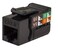 VC VERTICAL CABLE CAT6 RJ45 Keystone Jack VMax Series Black Color 50 pack