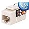 VC VERTICAL CABLE Vertical Cable VMAX Cat6 Keystone Jack White 25 Pack