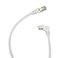 RHCXCYTJ Cat6 Ethernet Cable 90 Degree Downward Right Angle Cat 6 Right Angle Ethernet Cable for PCRouterModemPrinterTV Box24 AWG FTP Cat6 Network Cable White Downward Angle 66FT