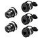 PENGLIN 5PCS RJ45 Panel Mount ConnectorDouble Head CAT65e 5 Ethernet LAN Cable Connector Adapter Female to Female with WaterproofDust Cap